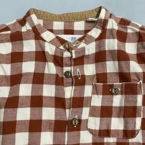 Zara Plaid Button Down